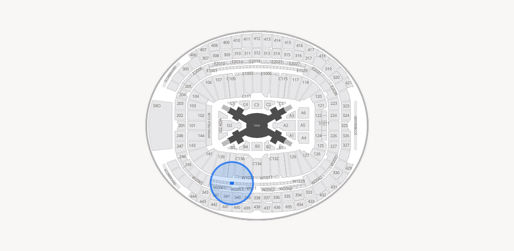 Allegiant Stadium Seating Chart
