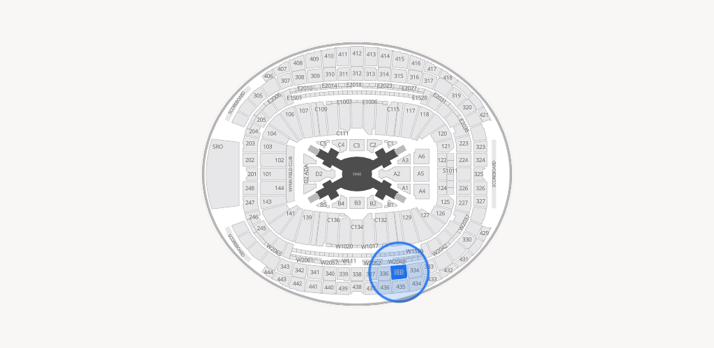 Allegiant Stadium Seating Chart