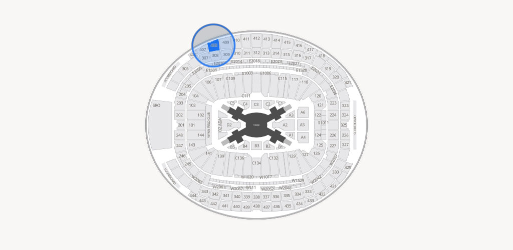 Allegiant Stadium Seating Chart