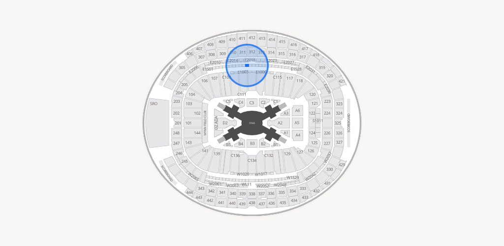 Allegiant Stadium Seating Chart