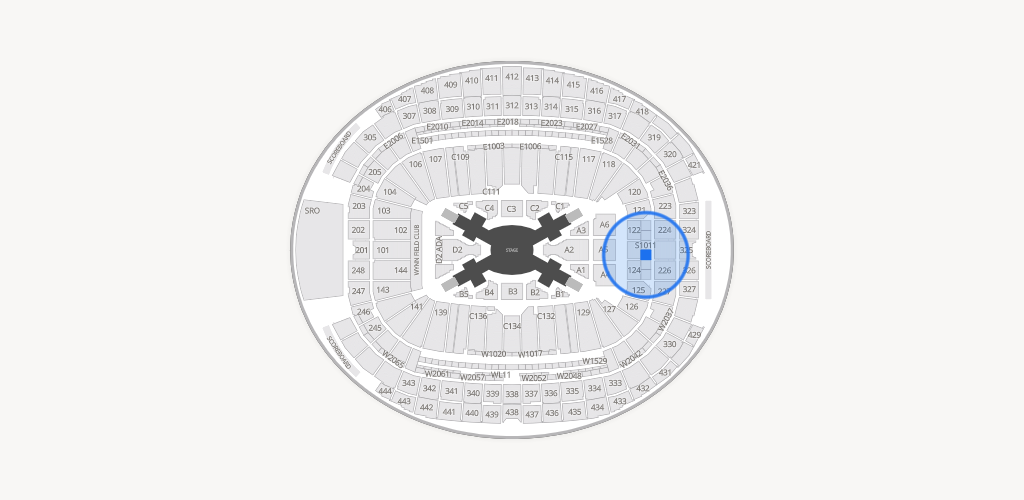 Allegiant Stadium Seating Chart