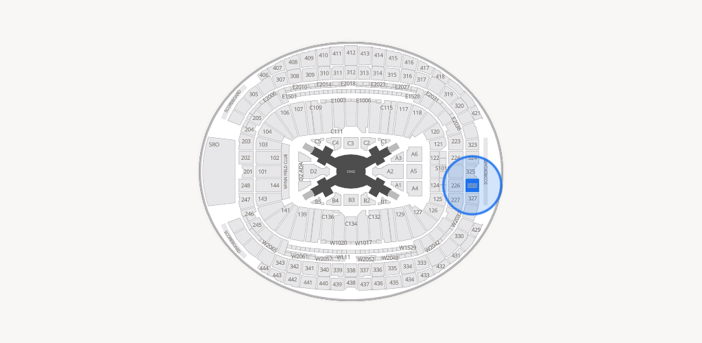 Allegiant Stadium Seating Chart
