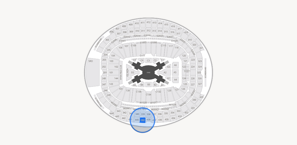 Allegiant Stadium Seating Chart