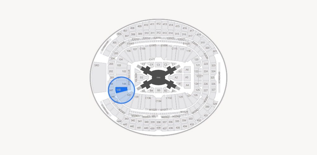 Allegiant Stadium Seating Chart