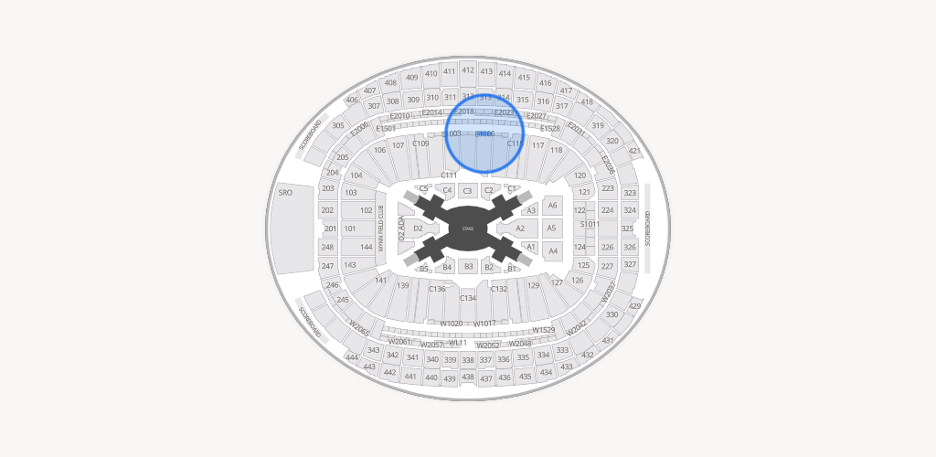Allegiant Stadium Seating Chart