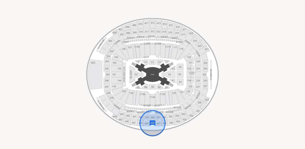 Allegiant Stadium Seating Chart