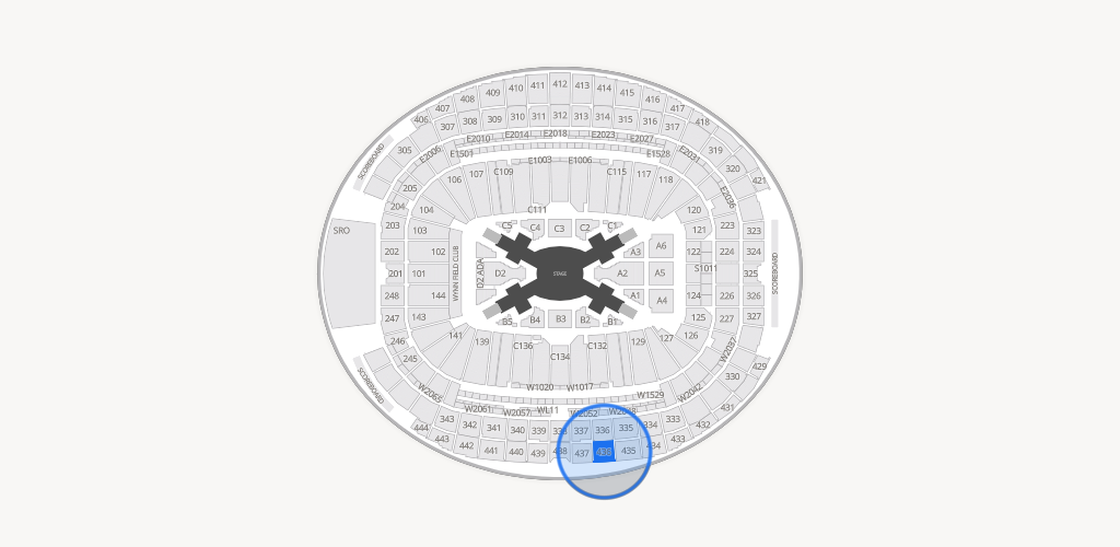 Allegiant Stadium Seating Chart