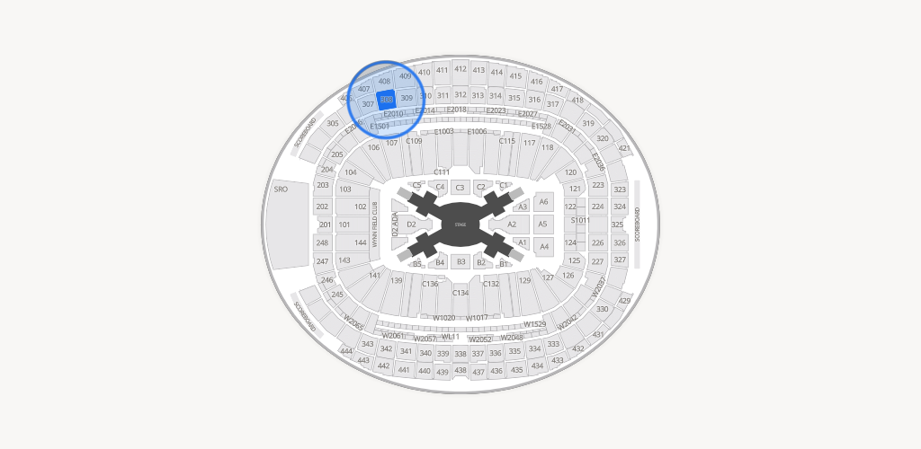 Allegiant Stadium Seating Chart