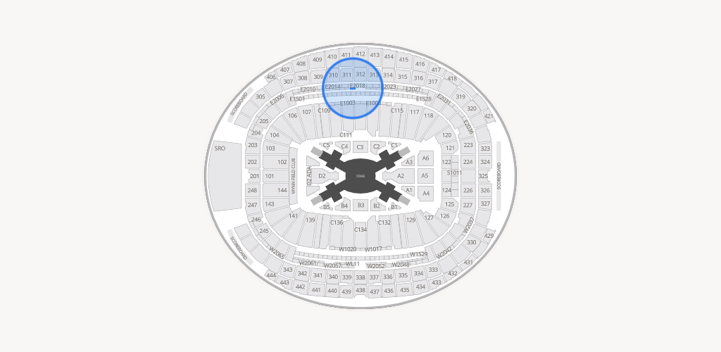 Allegiant Stadium Seating Chart