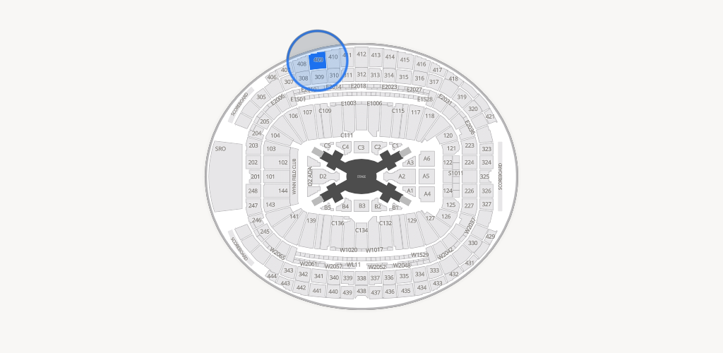Allegiant Stadium Seating Chart