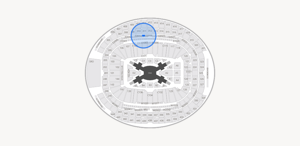 Allegiant Stadium Seating Chart