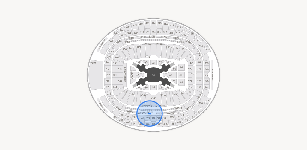 Allegiant Stadium Seating Chart