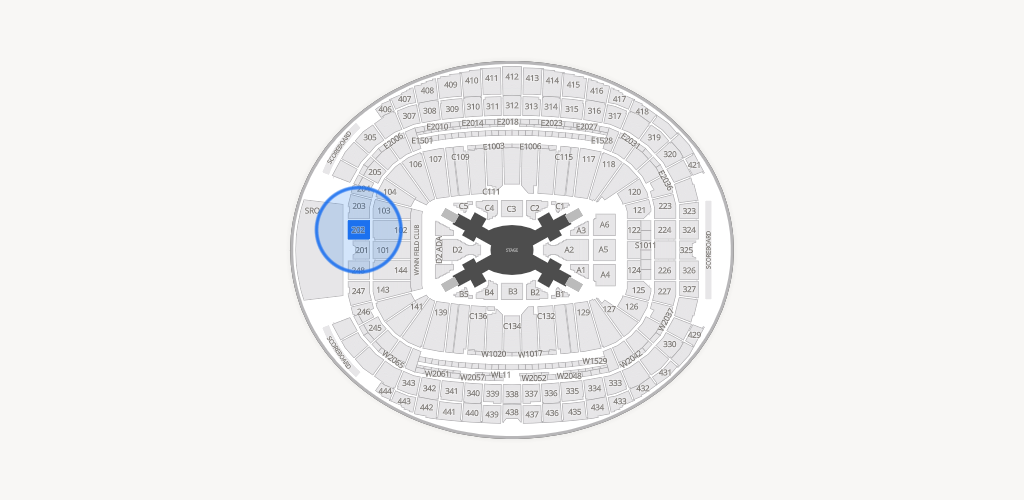 Allegiant Stadium Seating Chart