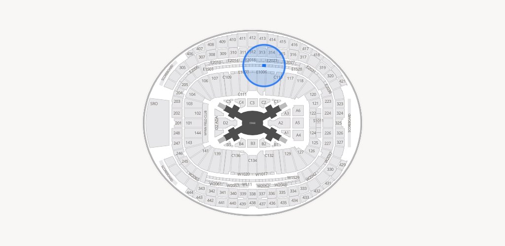 Allegiant Stadium Seating Chart