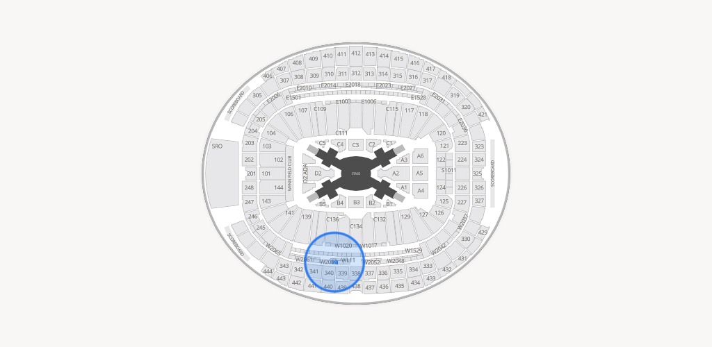 Allegiant Stadium Seating Chart