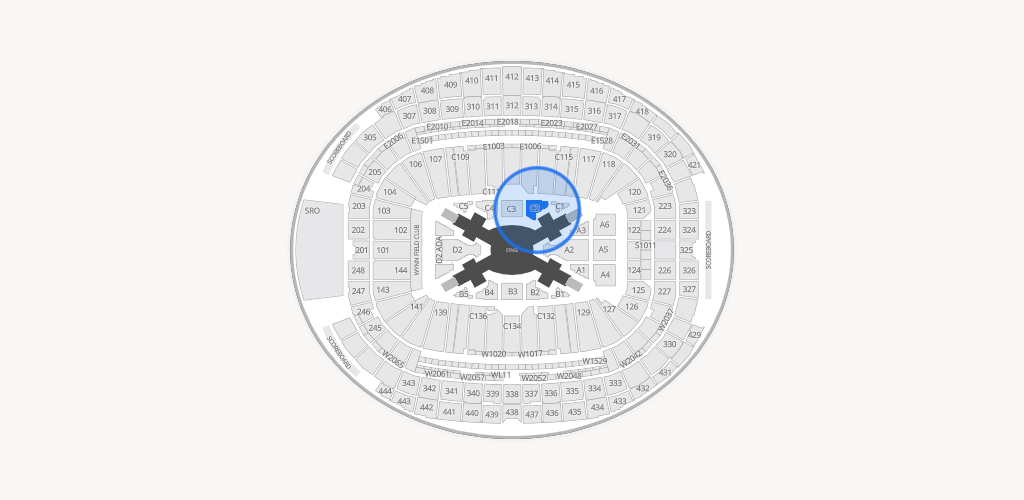 Allegiant Stadium Seating Chart