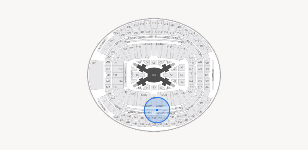 Allegiant Stadium Seating Chart