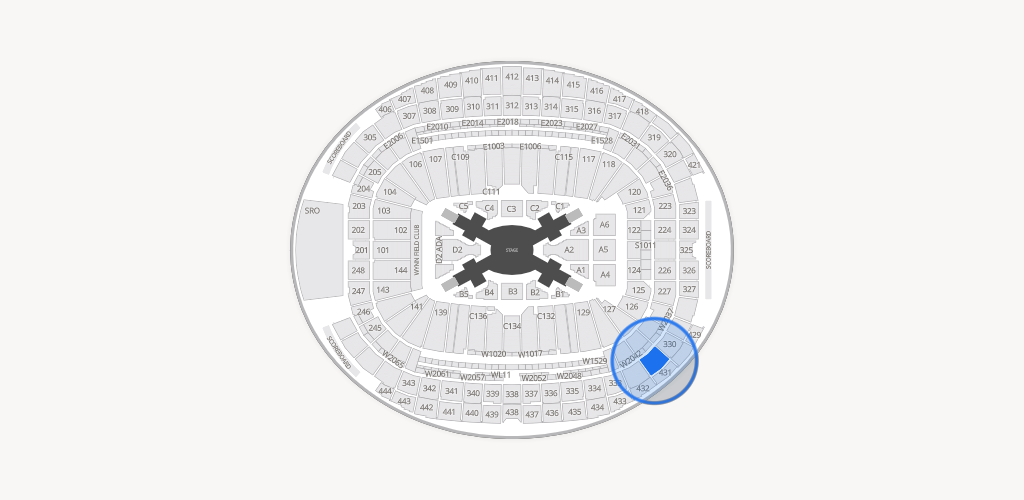 Allegiant Stadium Seating Chart