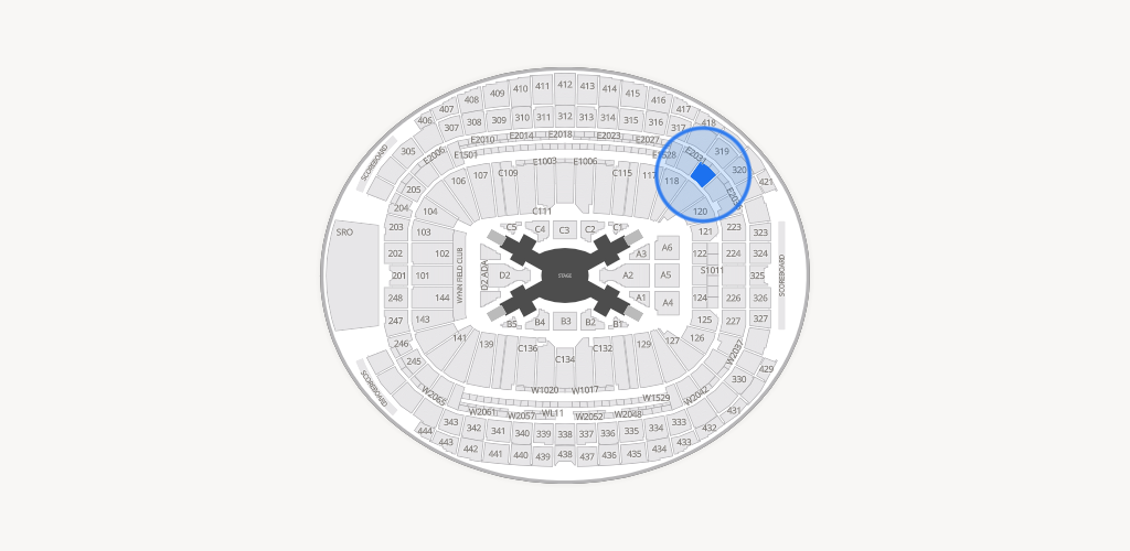 Allegiant Stadium Seating Chart