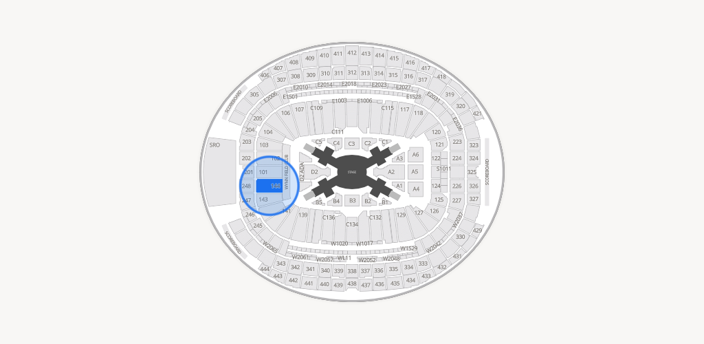 Allegiant Stadium Seating Chart