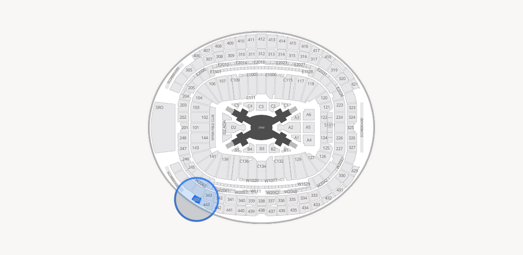 Allegiant Stadium Seating Chart