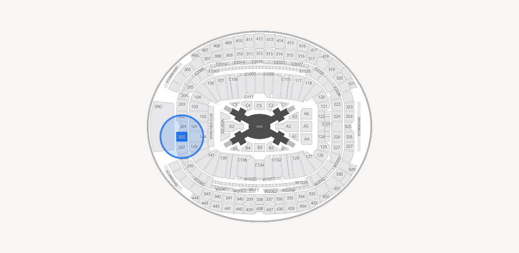 Allegiant Stadium Seating Chart