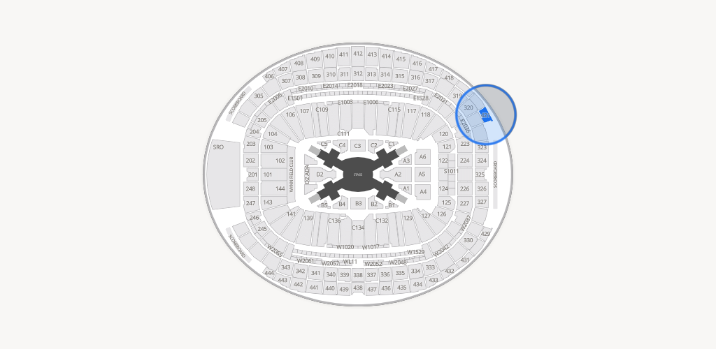 Allegiant Stadium Seating Chart