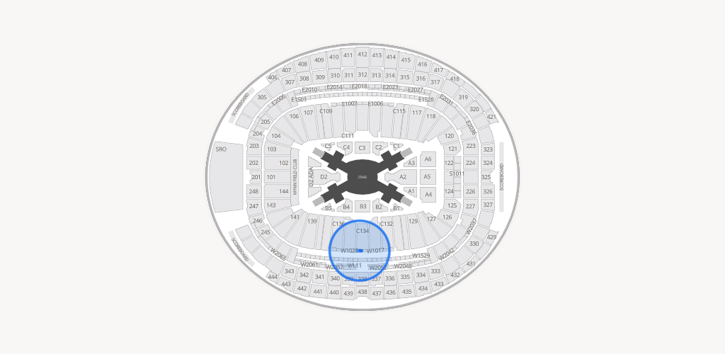 Allegiant Stadium Seating Chart