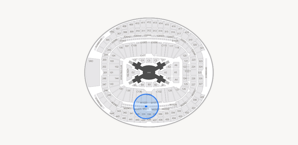 Allegiant Stadium Seating Chart