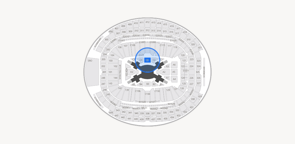 Allegiant Stadium Seating Chart