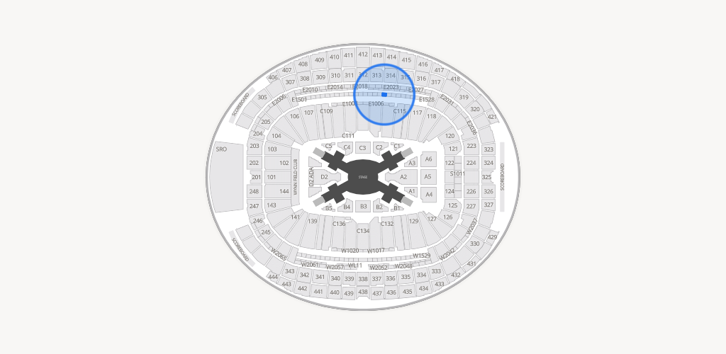 Allegiant Stadium Seating Chart