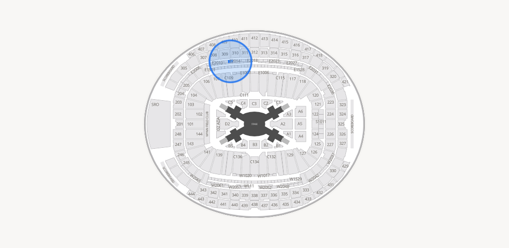Allegiant Stadium Seating Chart