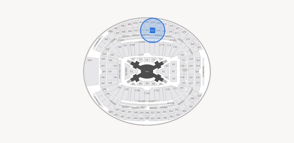Allegiant Stadium Seating Chart
