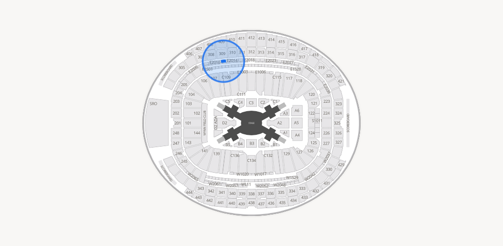 Allegiant Stadium Seating Chart