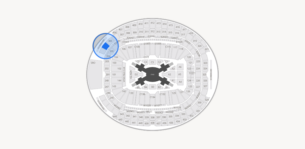 Allegiant Stadium Seating Chart
