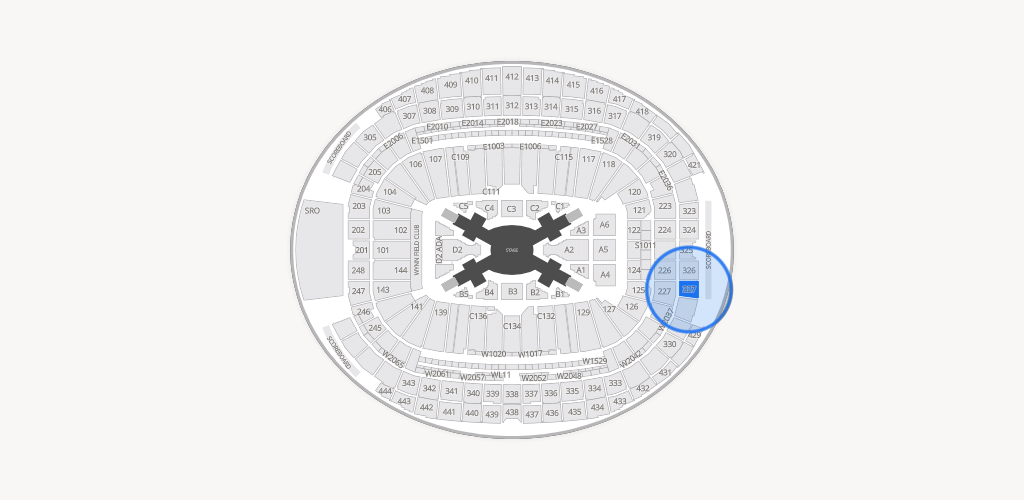 Allegiant Stadium Seating Chart