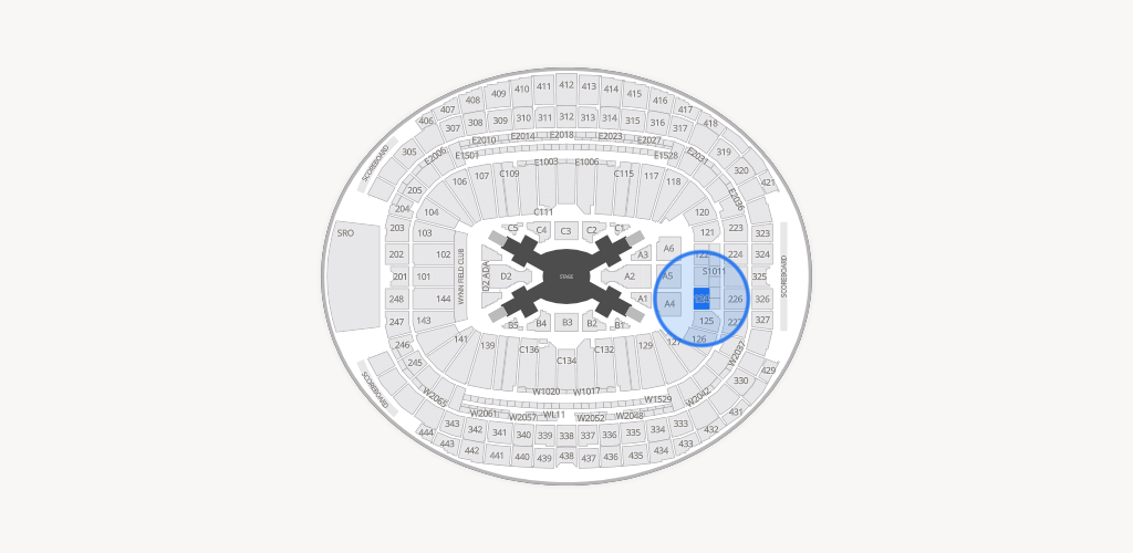 Allegiant Stadium Seating Chart