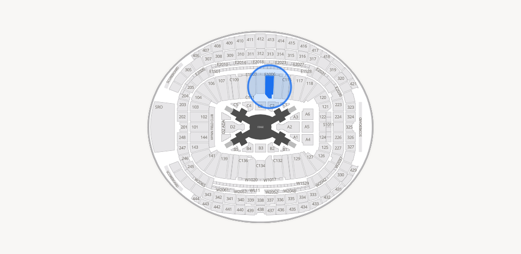 Allegiant Stadium Seating Chart