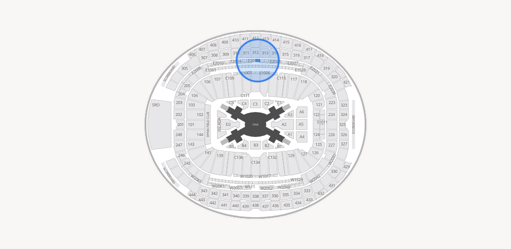 Allegiant Stadium Seating Chart