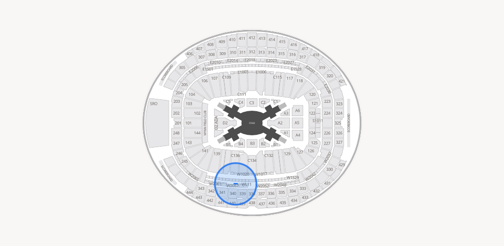 Allegiant Stadium Seating Chart