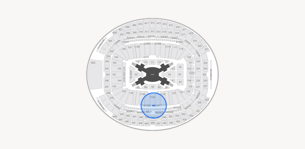 Allegiant Stadium Seating Chart
