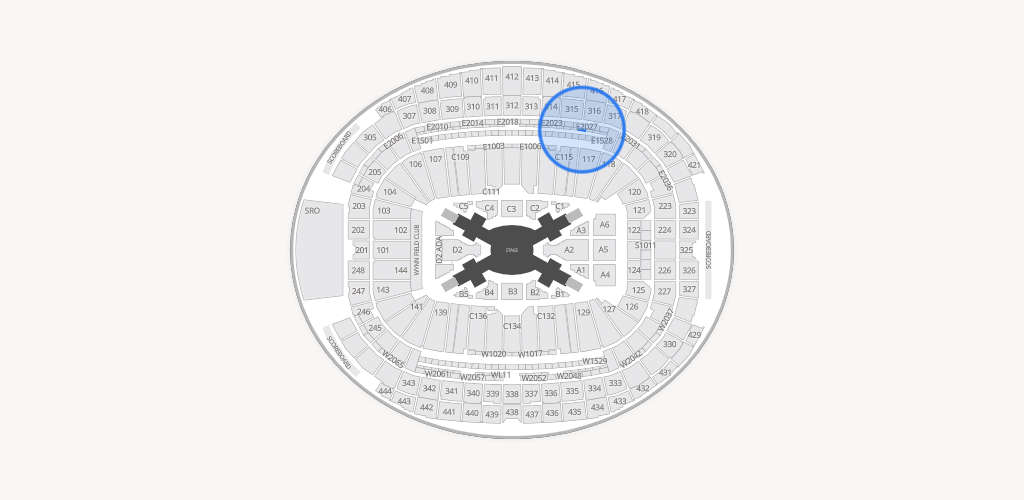 Allegiant Stadium Seating Chart