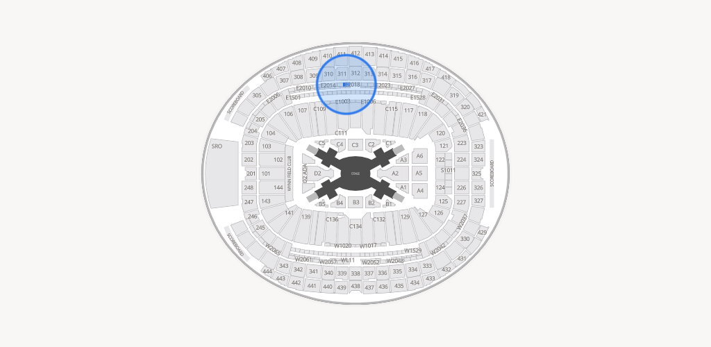 Allegiant Stadium Seating Chart