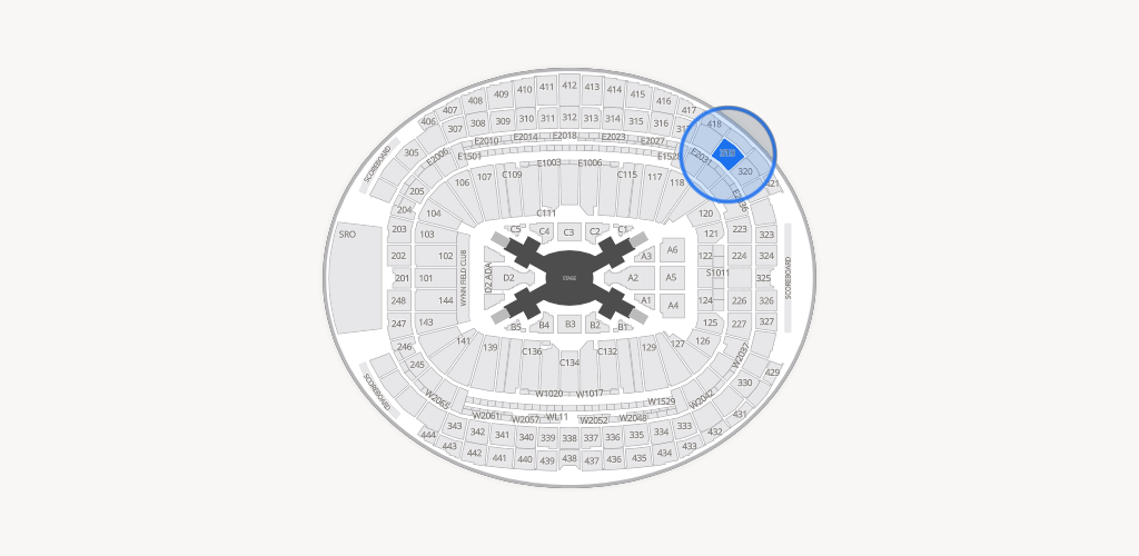 Allegiant Stadium Seating Chart