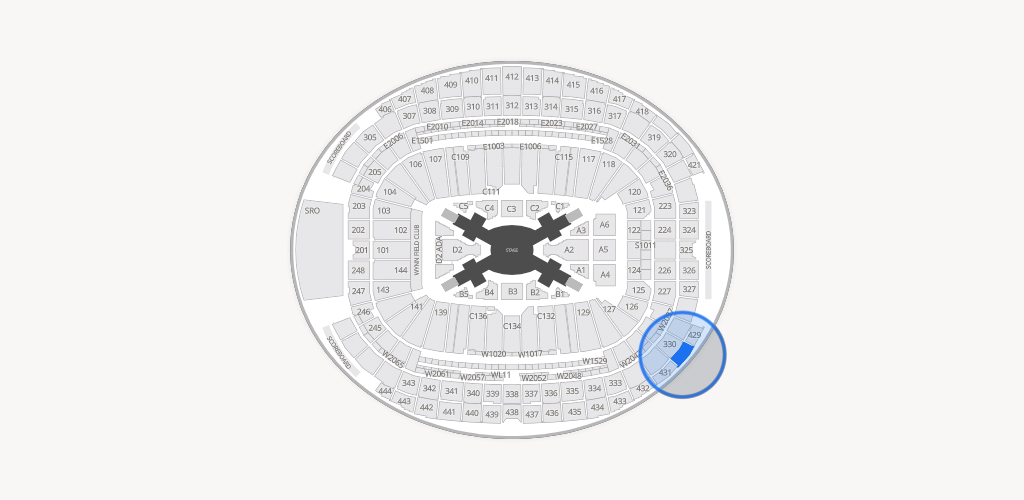 Allegiant Stadium Seating Chart