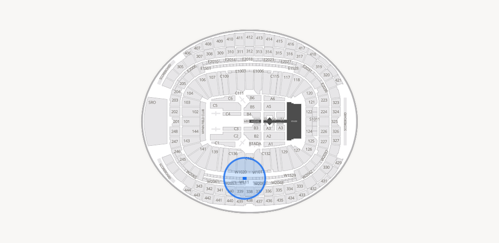 Allegiant Stadium Seating Chart
