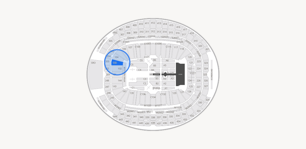 Allegiant Stadium Seating Chart