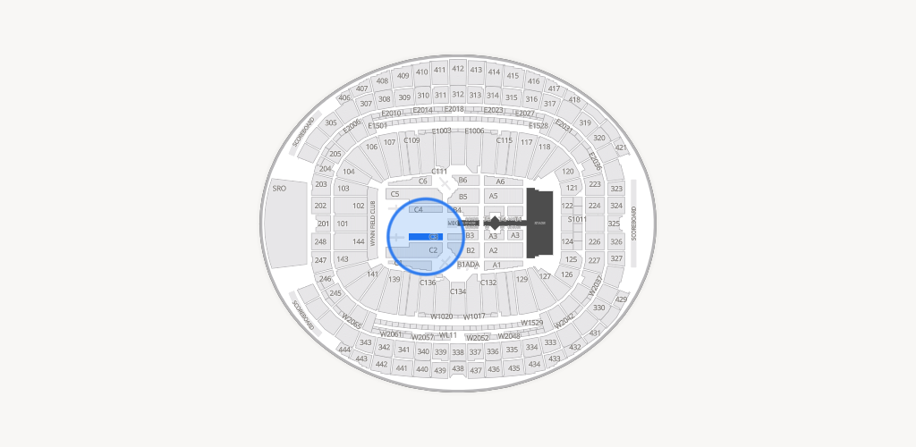 Allegiant Stadium Seating Chart