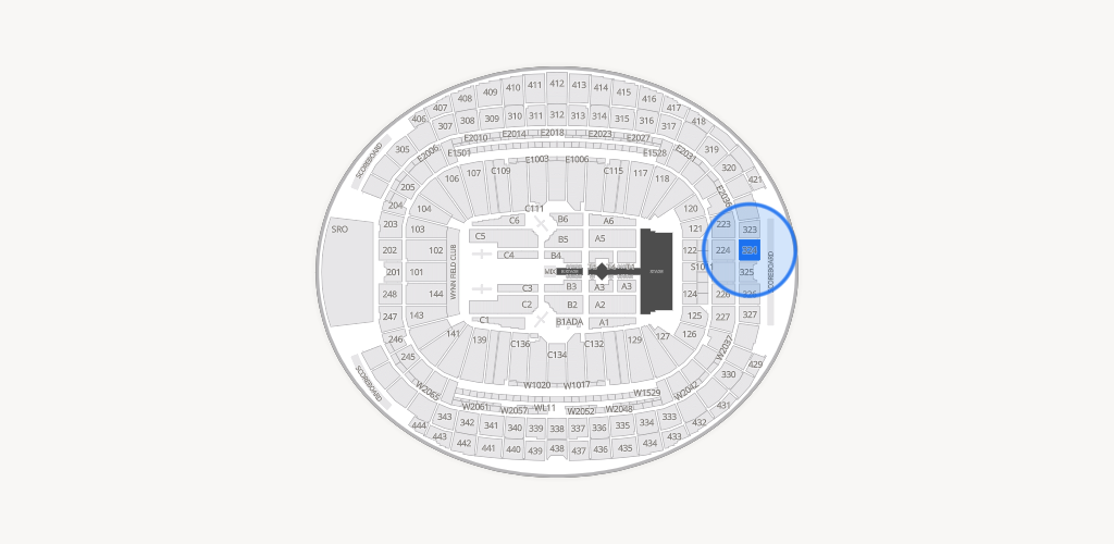 Allegiant Stadium Seating Chart