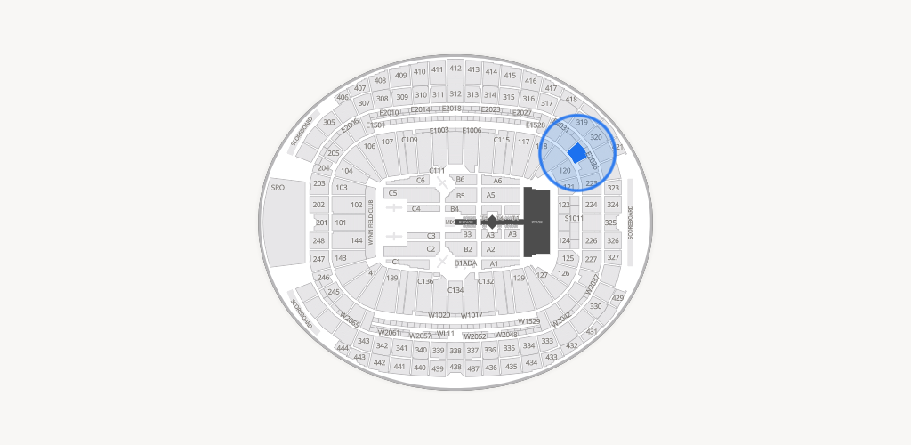 Allegiant Stadium Seating Chart